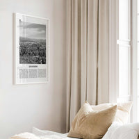 Escondido Print Black and White, Escondido Wall Art, Escondido Poster, Escondido Photo, Escondido Wall Décor, Escondido Map, California, USA