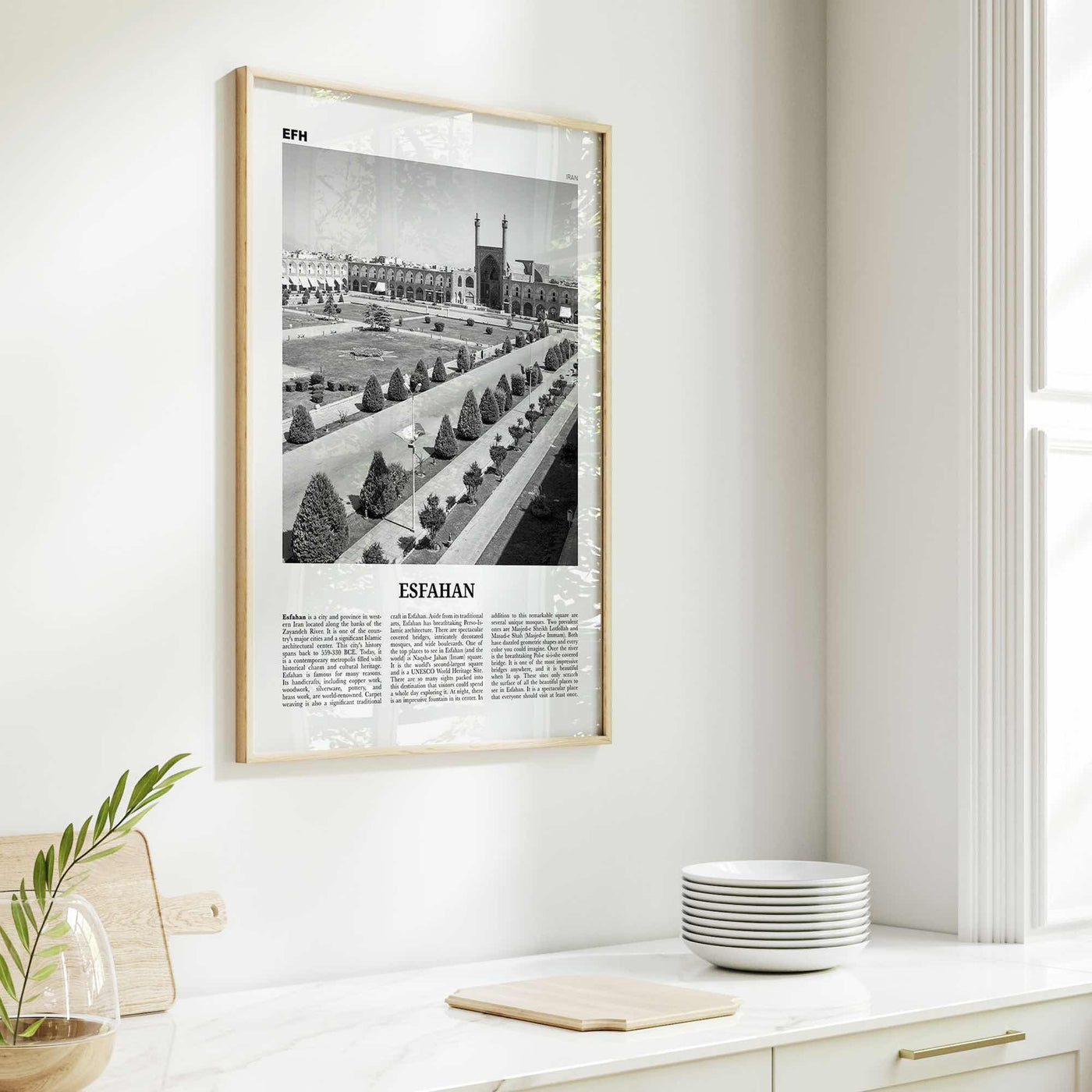 Esfahan Print Black and White, Esfahan Wall Art, Esfahan Poster, Esfahan Photo, Isfahan, Ispahan, Spahan, Sepahan, Hispahan, Iran, اصفهان