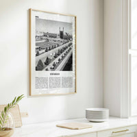 Esfahan Print Black and White, Esfahan Wall Art, Esfahan Poster, Esfahan Photo, Isfahan, Ispahan, Spahan, Sepahan, Hispahan, Iran, اصفهان