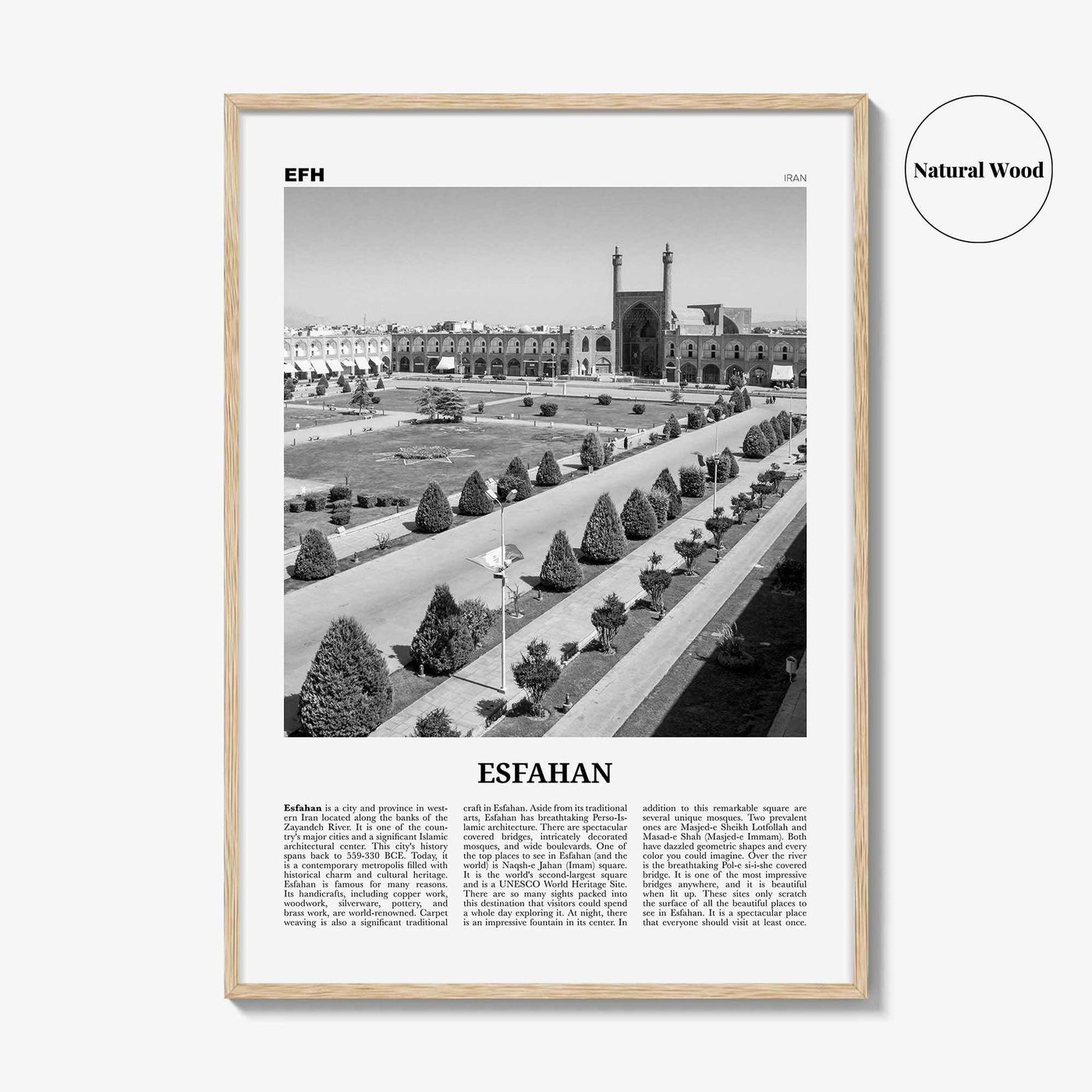 Esfahan Print Black and White, Esfahan Wall Art, Esfahan Poster, Esfahan Photo, Isfahan, Ispahan, Spahan, Sepahan, Hispahan, Iran, اصفهان