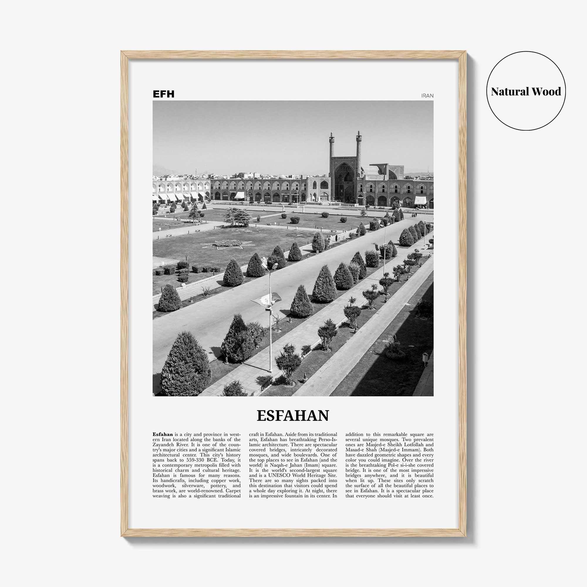 Esfahan Print Black and White, Esfahan Wall Art, Esfahan Poster, Esfahan Photo, Isfahan, Ispahan, Spahan, Sepahan, Hispahan, Iran, اصفهان
