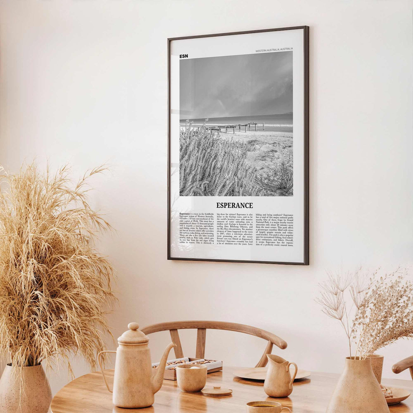 Esperance Print Black and White, Esperance Wall Art, Esperance Poster, Esperance Photo, Esperance Wall Décor, Western Australia, Australia