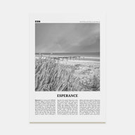 Esperance Travel B&W Poster