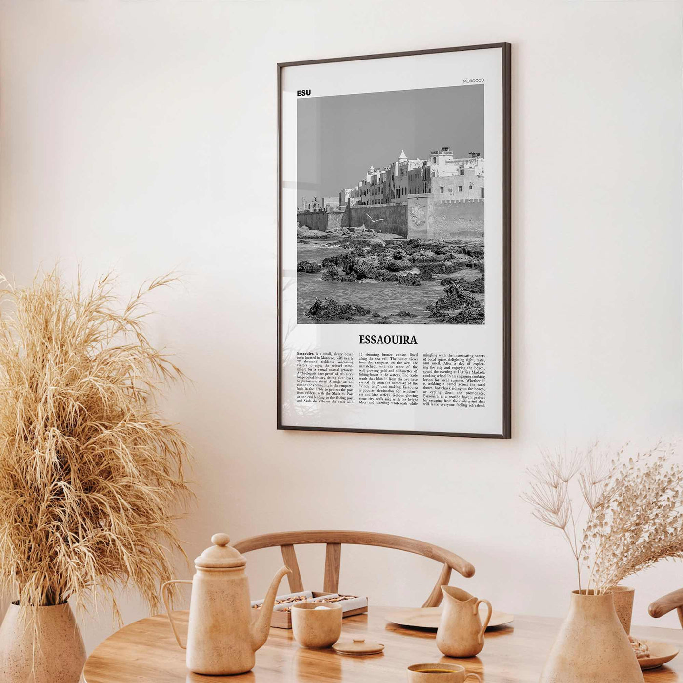 Essaouira Print Black and White, Essaouira Wall Art, Essaouira Poster, Essaouira Photo, Essaouira Wall Décor, Morrocco, الصويرة