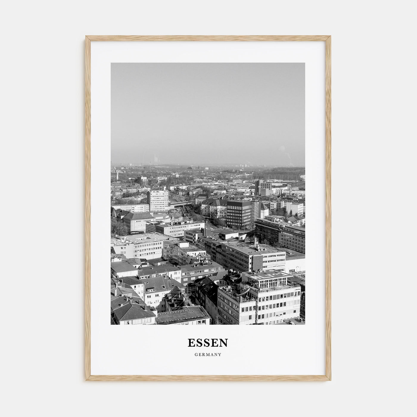 Essen Portrait B&W Poster