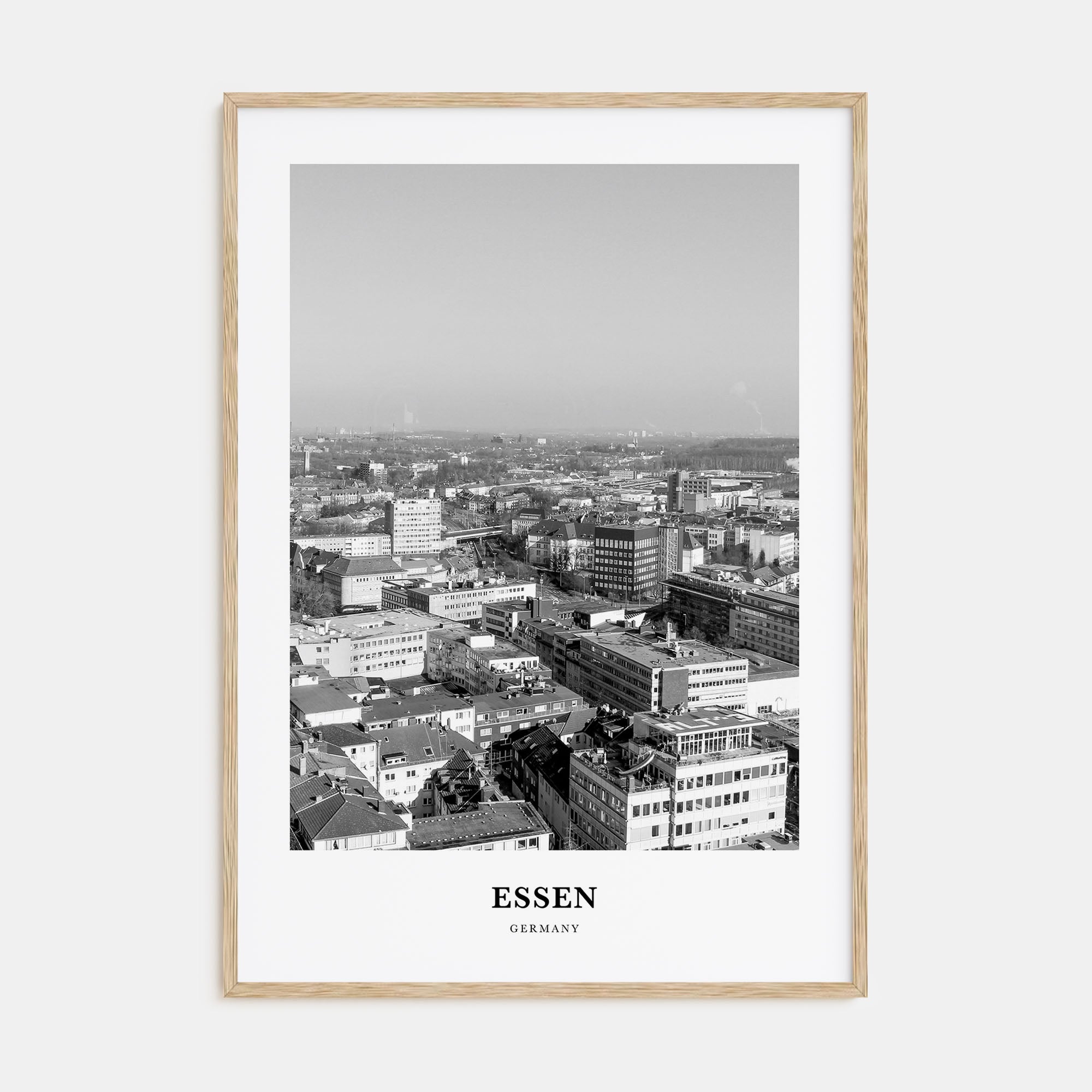 Essen Portrait B&W Poster