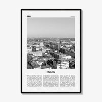 Essen Print Black and White, Essen Wall Art, Essen Poster, Essen Photo, Essen Wall Décor, Rhine-Ruhr, Germany, Deutschland