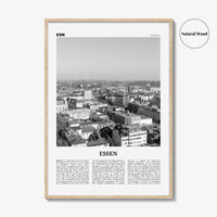 Essen Print Black and White, Essen Wall Art, Essen Poster, Essen Photo, Essen Wall Décor, Rhine-Ruhr, Germany, Deutschland