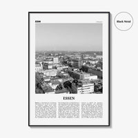 Essen Print Black and White, Essen Wall Art, Essen Poster, Essen Photo, Essen Wall Décor, Rhine-Ruhr, Germany, Deutschland