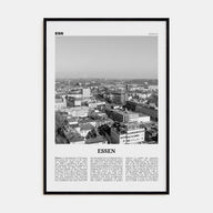 Essen Travel B&W Poster