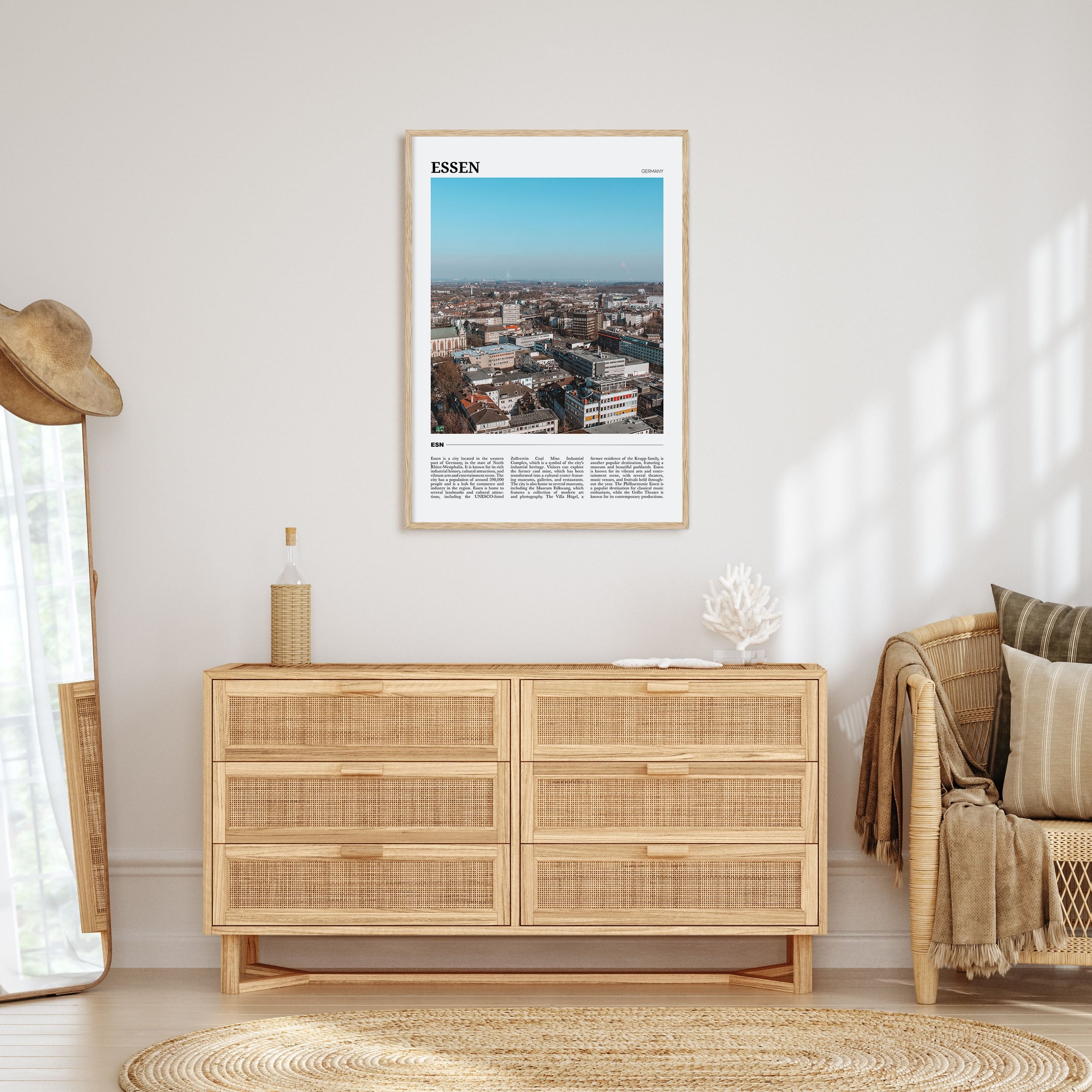 Essen Travel Color Poster