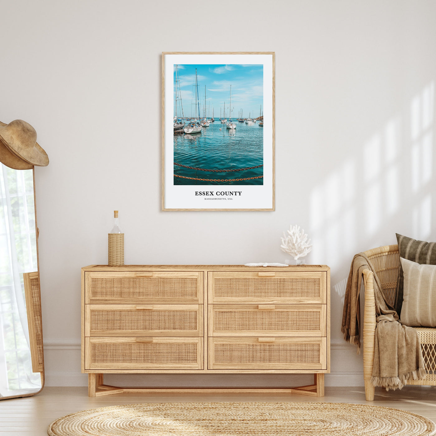 Essex County Portrait Color Poster