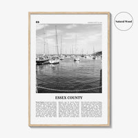 Essex County Print Black and White, Essex County Wall Art, Essex County Poster, Essex County Photo, Essex County Wall Décor, Essex Map