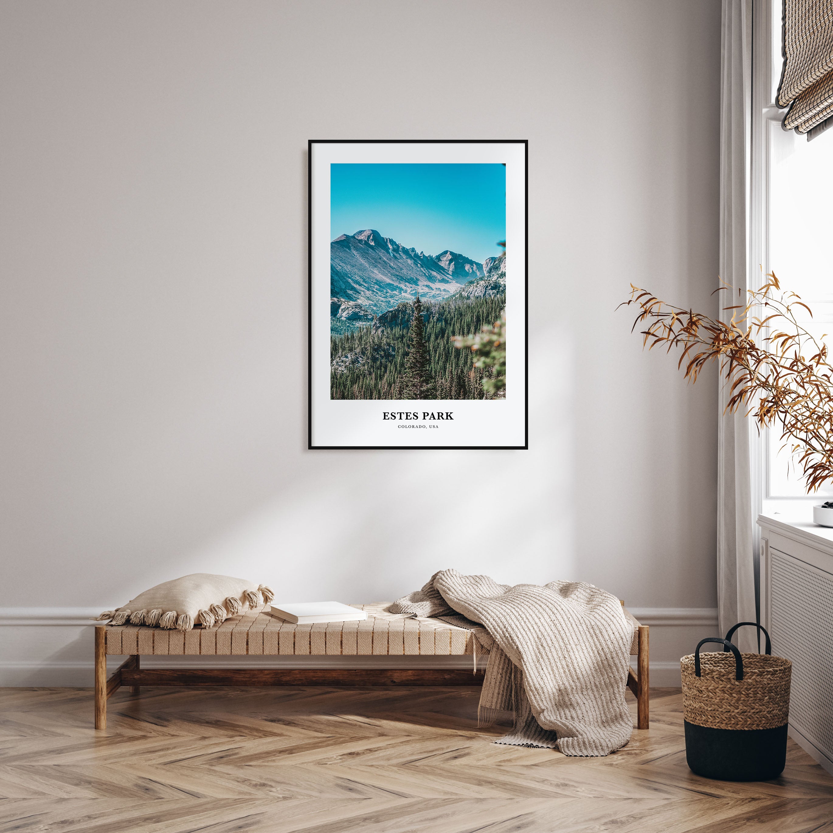 Estes Park Portrait Color Poster