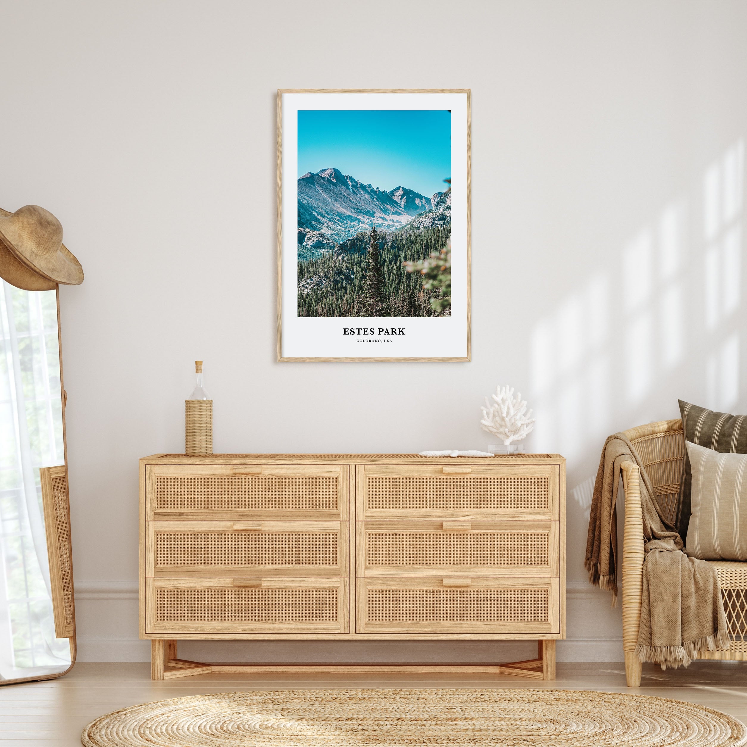 Estes Park Portrait Color Poster
