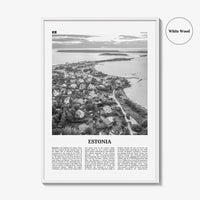 Estonia Print Black and White, Estonia Wall Art, Estonia Poster, Estonia Photo, Estonia Decor, Eesti, Vabariik, Estonian, Tallinn, Europe
