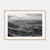 Ethiopia Landscape B&W Poster