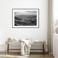 Ethiopia Landscape B&W Poster