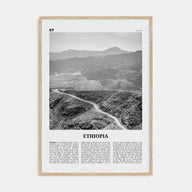 Ethiopia Travel B&W No 1 Poster