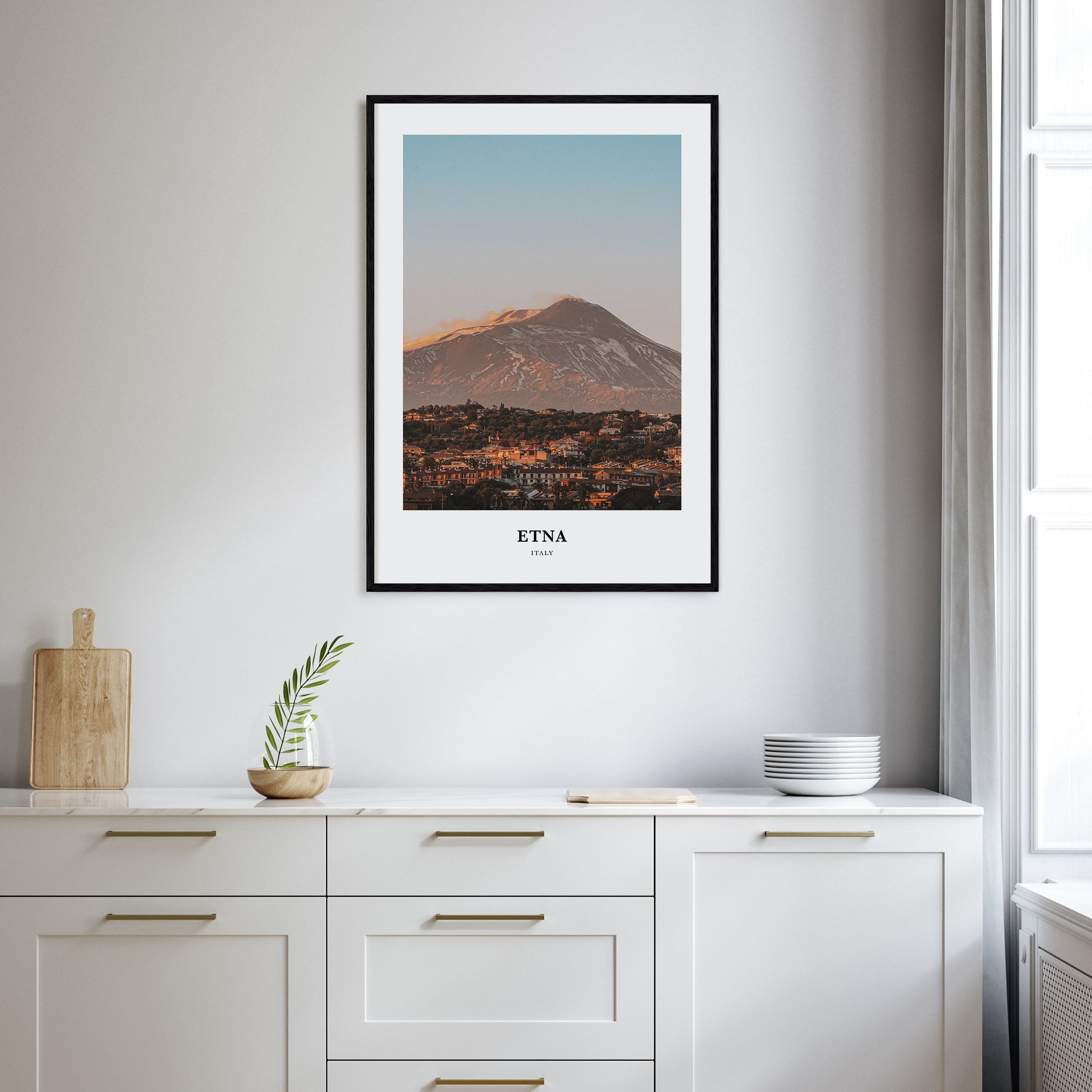 Etna Portrait Color Poster