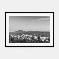 Eugene Landscape B&W Poster