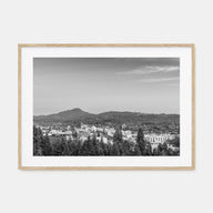 Eugene Landscape B&W Poster