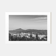 Eugene Landscape B&W Poster