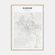 Eugene Map Portrait Poster