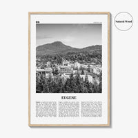 Eugene Print Black and White, Eugene Wall Art, Eugene Poster, Eugene Photo, Eugene Wall Décor, Oregon, USA, United States, North America