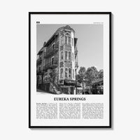 Eureka Springs Print Black and White, Eureka Springs Wall Art, Eureka Springs Poster, Eureka Springs Photo, Arkansas, USA