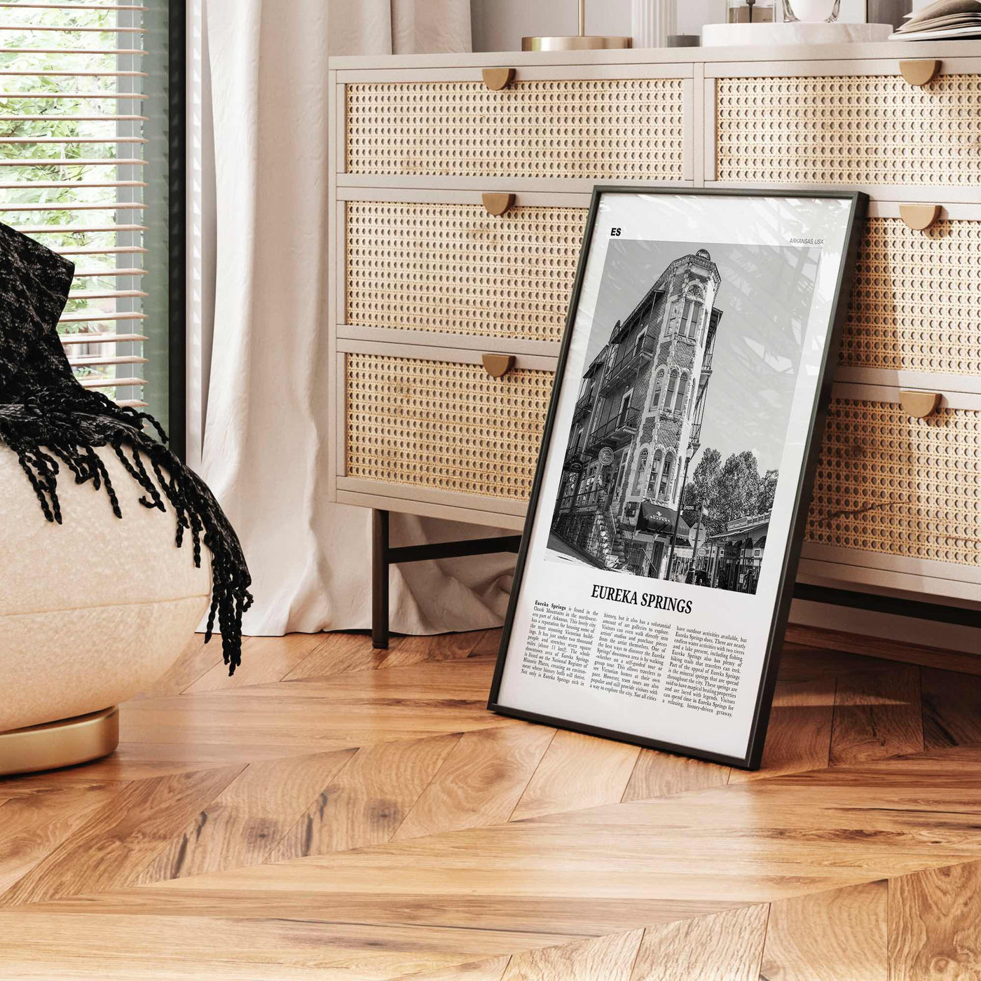 Eureka Springs Print Black and White, Eureka Springs Wall Art, Eureka Springs Poster, Eureka Springs Photo, Arkansas, USA