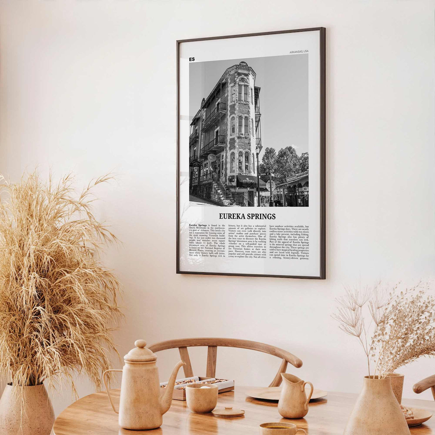 Eureka Springs Print Black and White, Eureka Springs Wall Art, Eureka Springs Poster, Eureka Springs Photo, Arkansas, USA