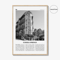 Eureka Springs Print Black and White, Eureka Springs Wall Art, Eureka Springs Poster, Eureka Springs Photo, Arkansas, USA
