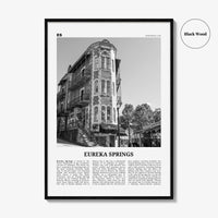 Eureka Springs Print Black and White, Eureka Springs Wall Art, Eureka Springs Poster, Eureka Springs Photo, Arkansas, USA