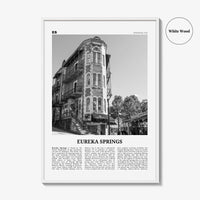 Eureka Springs Print Black and White, Eureka Springs Wall Art, Eureka Springs Poster, Eureka Springs Photo, Arkansas, USA