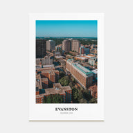 Evanston Portrait Color Poster
