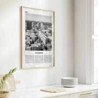 Evanston Print Black and White, Evanston Wall Art, Evanston Poster, Evanston Photo, Evanston Wall Décor, Illinois, USA, United States