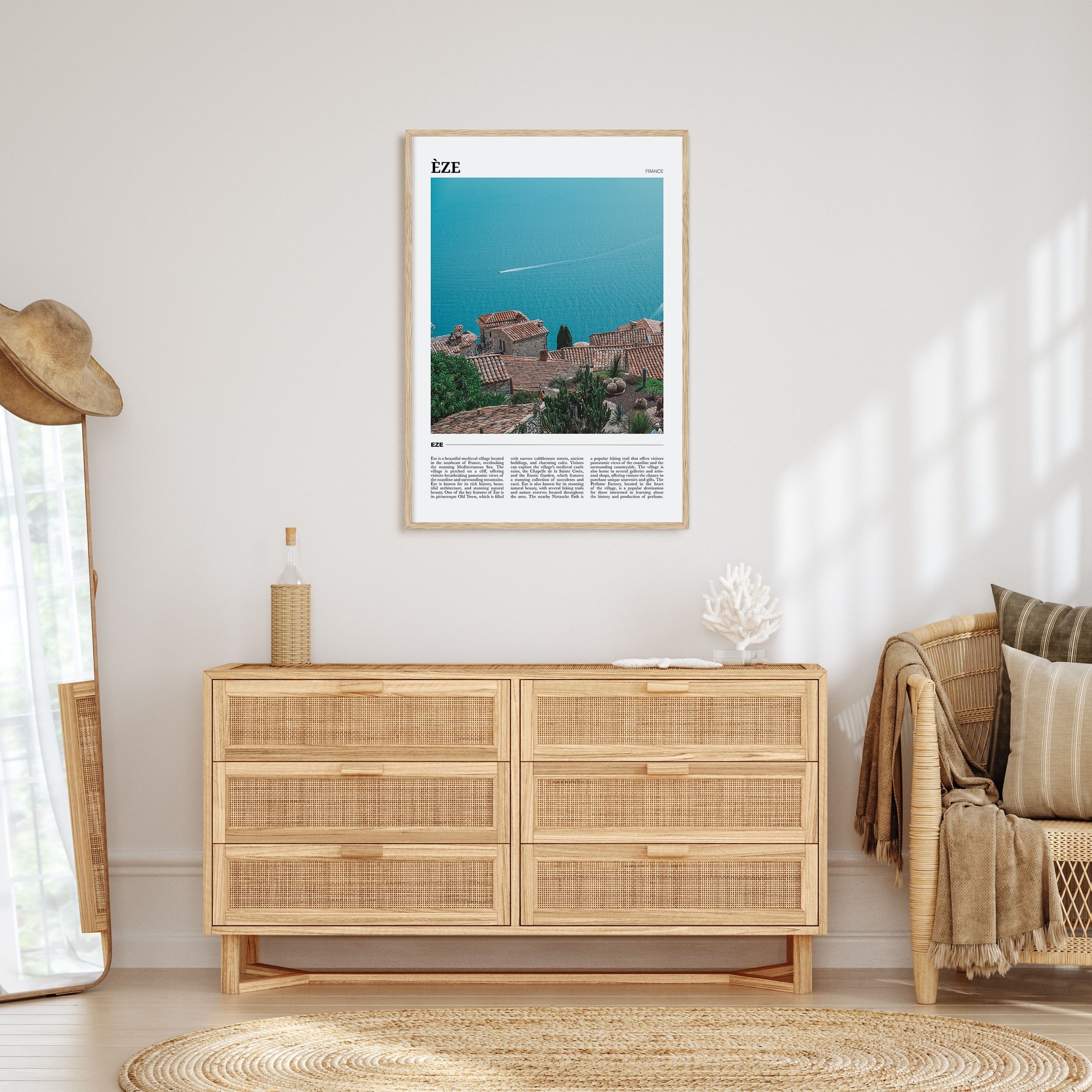 Èze Travel Color Poster