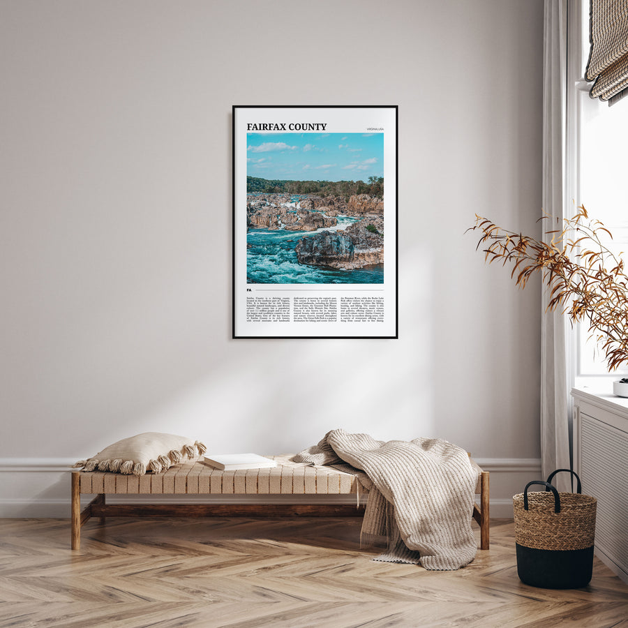 Fairfax County Travel Color Poster