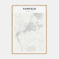 Fairfield Map Portrait Poster