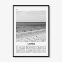 Fairfield Print Black and White, Fairfield Wall Art, Fairfield Poster, Fairfield Photo, Fairfield Wall Décor, Connecticut, USA United States