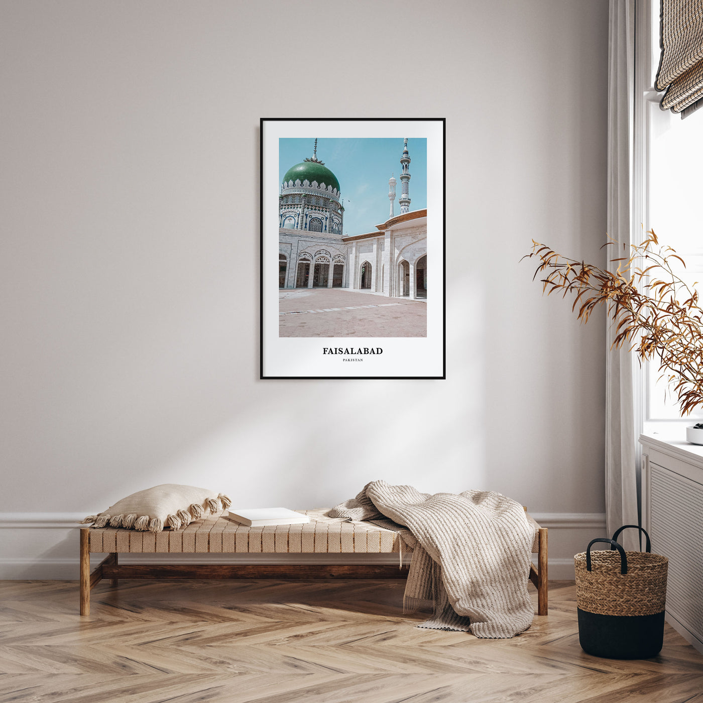 Faisalabad Portrait Color Poster
