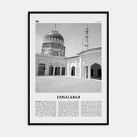 Faisalabad Travel B&W Poster