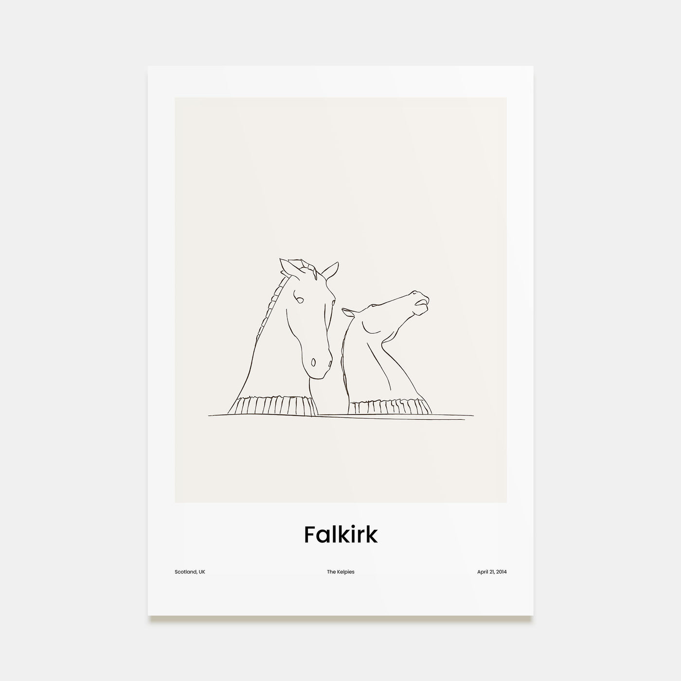 Falkirk Drawn Poster