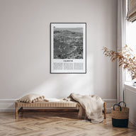 Falmouth, Antigua and Barbuda Travel B&W Poster
