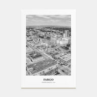 Fargo Portrait B&W No 1 Poster