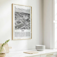 Fargo Print Black and White No 2, Fargo Wall Art, Fargo Poster, Fargo Photo, Fargo Wall Décor, Oregon, USA, United States, North America