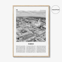 Fargo Print Black and White No 2, Fargo Wall Art, Fargo Poster, Fargo Photo, Fargo Wall Décor, Oregon, USA, United States, North America