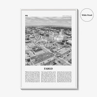 Fargo Print Black and White No 2, Fargo Wall Art, Fargo Poster, Fargo Photo, Fargo Wall Décor, Oregon, USA, United States, North America