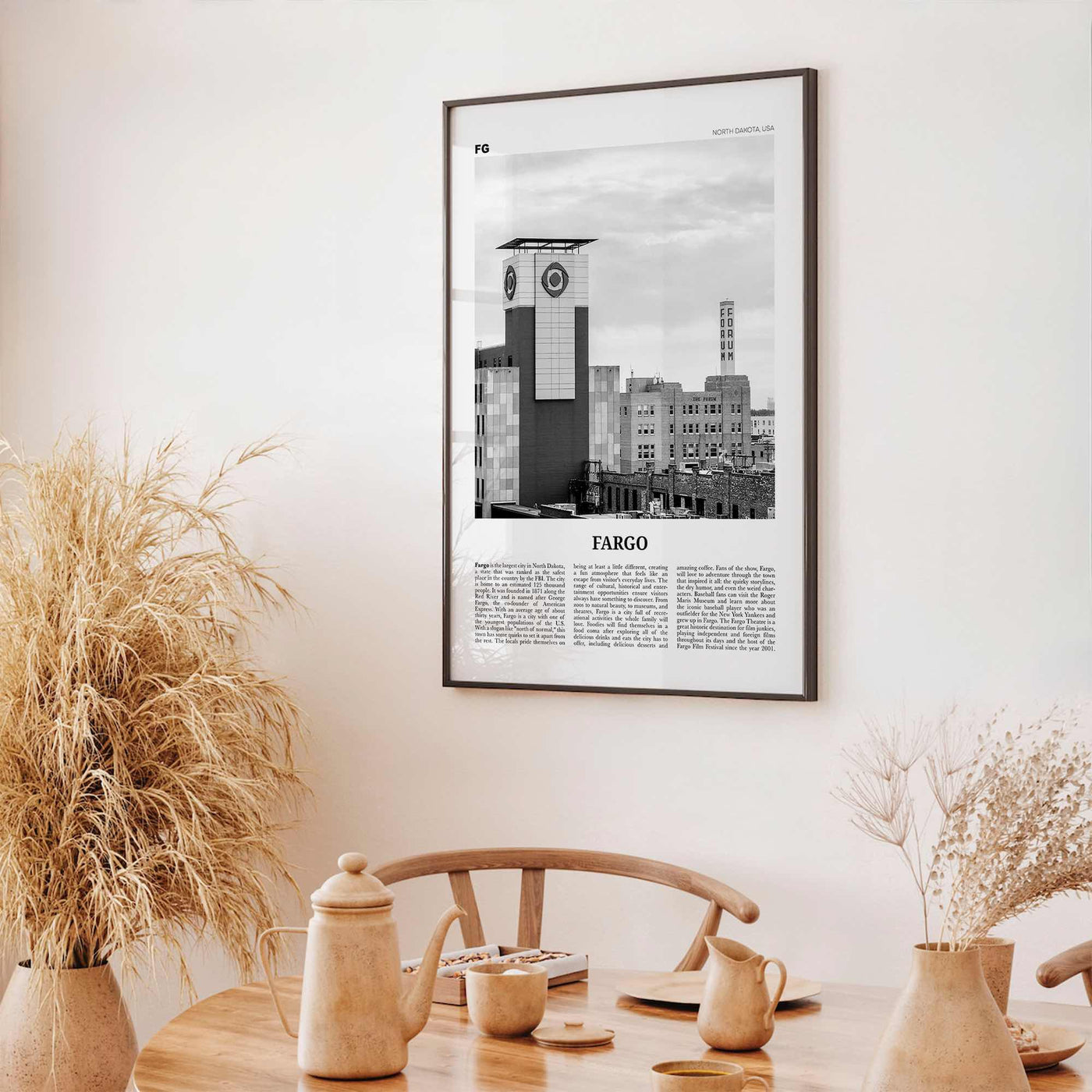 Fargo Print Black and White No 3, Fargo Wall Art, Fargo Poster, Fargo Photo, Fargo Wall Décor, Oregon, USA, United States, North America